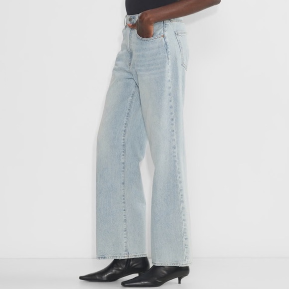 Denim Forum The Farrah Hi-Rise Wide Jean - Picture 2 of 6